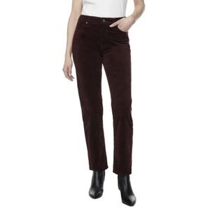 NWT Buffalo David Bitton Women Stretch Straight Leg Corduroy Pant 8/29 Mullberry
